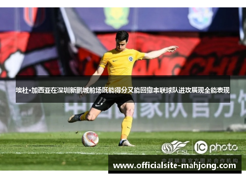 埃杜·加西亚在深圳新鹏城前场既能得分又能回撤串联球队进攻展现全能表现